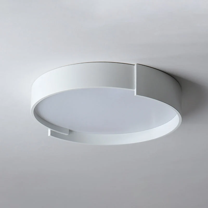 Dubbele Plafondlamp LED Ronde Metalen Afwerking Moderne Verlichting Dimbaar Wit Grijs Groen Goud Woonkamer | Sansoti