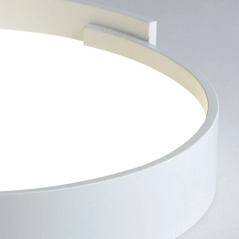 Dubbele Plafondlamp LED Ronde Metalen Afwerking Moderne Verlichting Dimbaar Wit Grijs Groen Goud Woonkamer | Sansoti