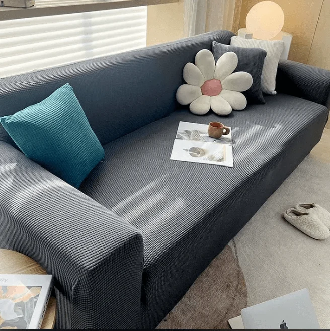 Geweven Bankhoes met Antislip Achterzijde – Geribde Meubelprotector voor Comfort Bescherming en Duurzaamheid | Sansoti
