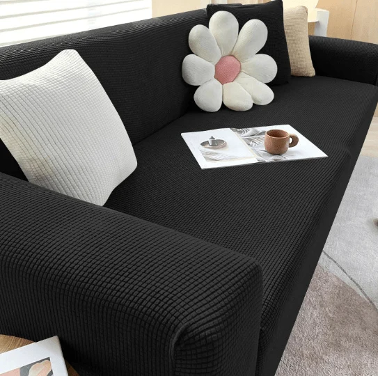 Geweven Bankhoes met Antislip Achterzijde – Geribde Meubelprotector voor Comfort Bescherming en Duurzaamheid | Sansoti