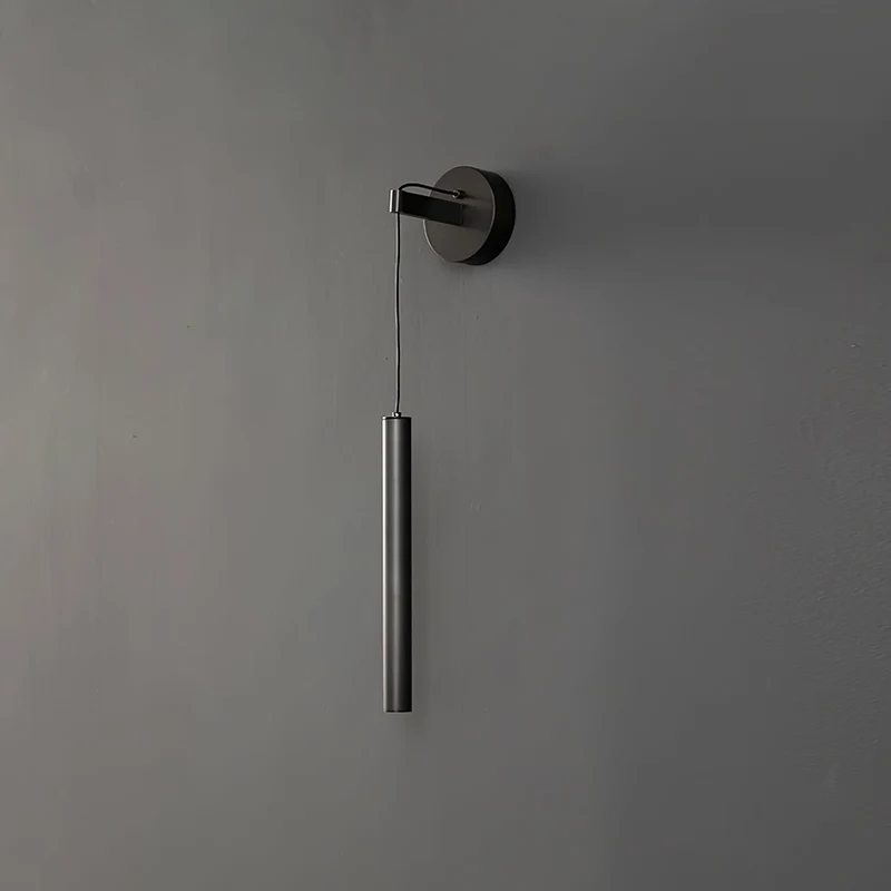 Minimalistische Wandlamp Messing LED Lijnontwerp Scandinavisch Modern Interieur Sfeerverlichting Woonkamer | Sansoti