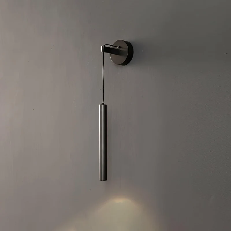 Minimalistische Wandlamp Messing LED Lijnontwerp Scandinavisch Modern Interieur Sfeerverlichting Woonkamer | Sansoti