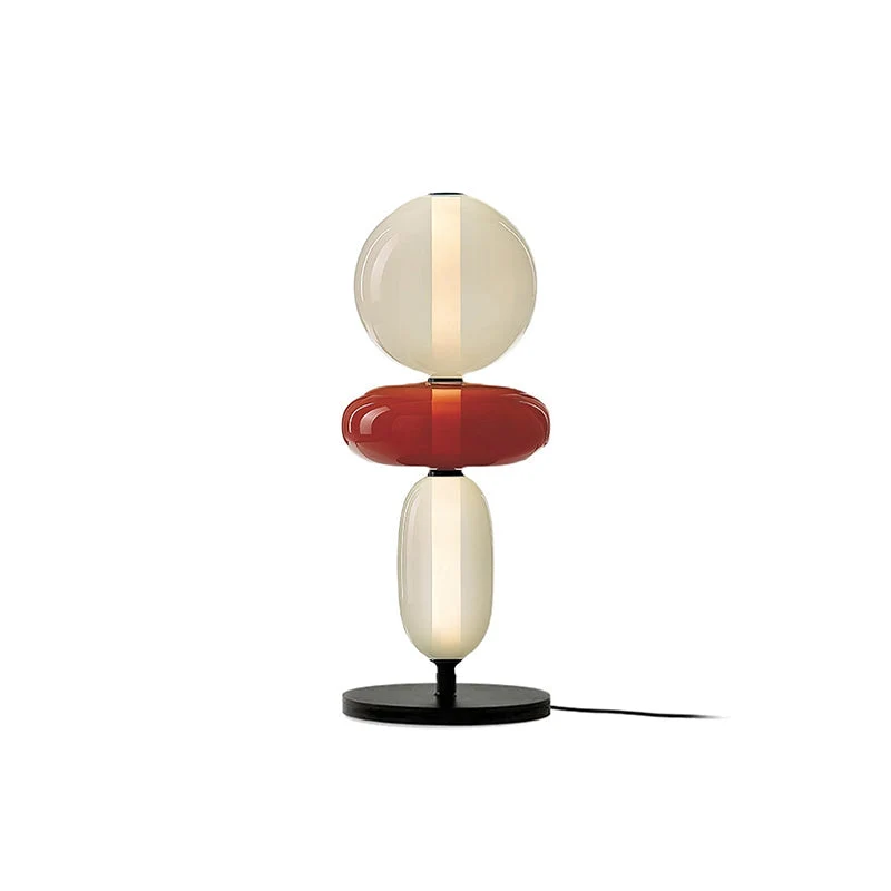 Design Tafellamp Gekleurd Glas Acrylic Dimbaar LED Afstandsbediening Decoratief Modern Sfeervol Interieur | Sansoti