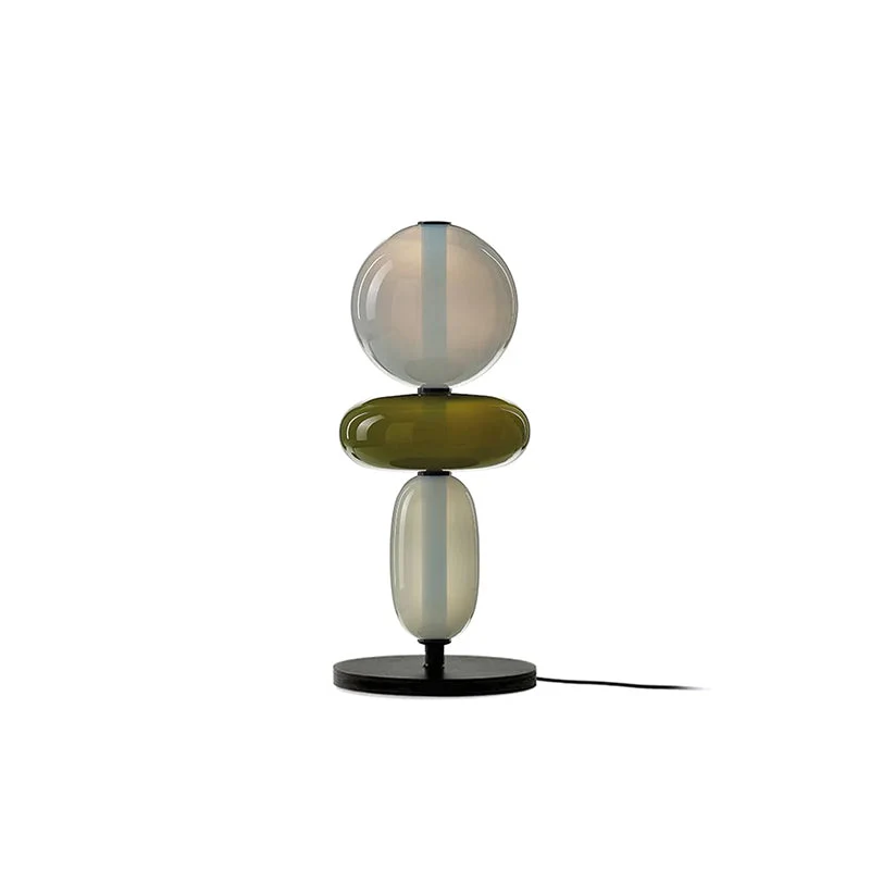 Design Tafellamp Gekleurd Glas Acrylic Dimbaar LED Afstandsbediening Decoratief Modern Sfeervol Interieur | Sansoti