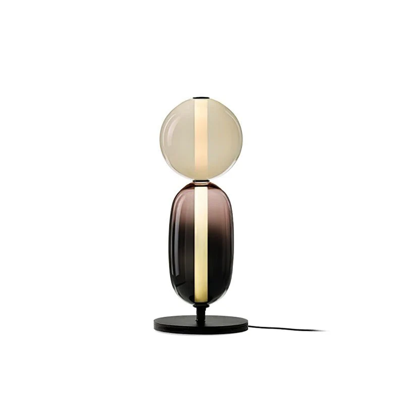 Design Tafellamp Gekleurd Glas Acrylic Dimbaar LED Afstandsbediening Decoratief Modern Sfeervol Interieur | Sansoti