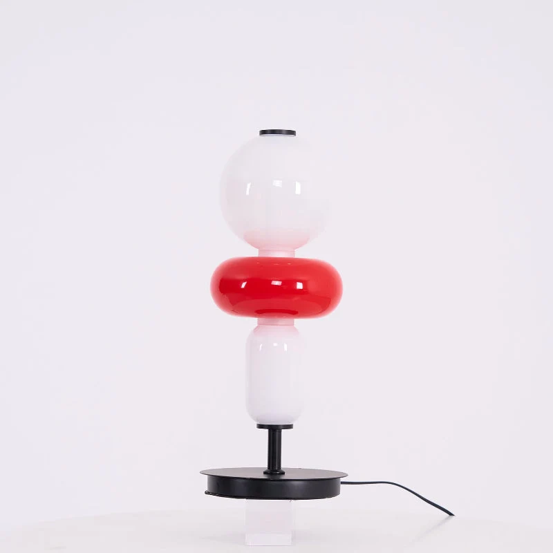 Design Tafellamp Gekleurd Glas Acrylic Dimbaar LED Afstandsbediening Decoratief Modern Sfeervol Interieur | Sansoti
