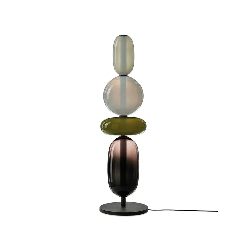 Design Tafellamp Gekleurd Glas Acrylic Dimbaar LED Afstandsbediening Decoratief Modern Sfeervol Interieur | Sansoti