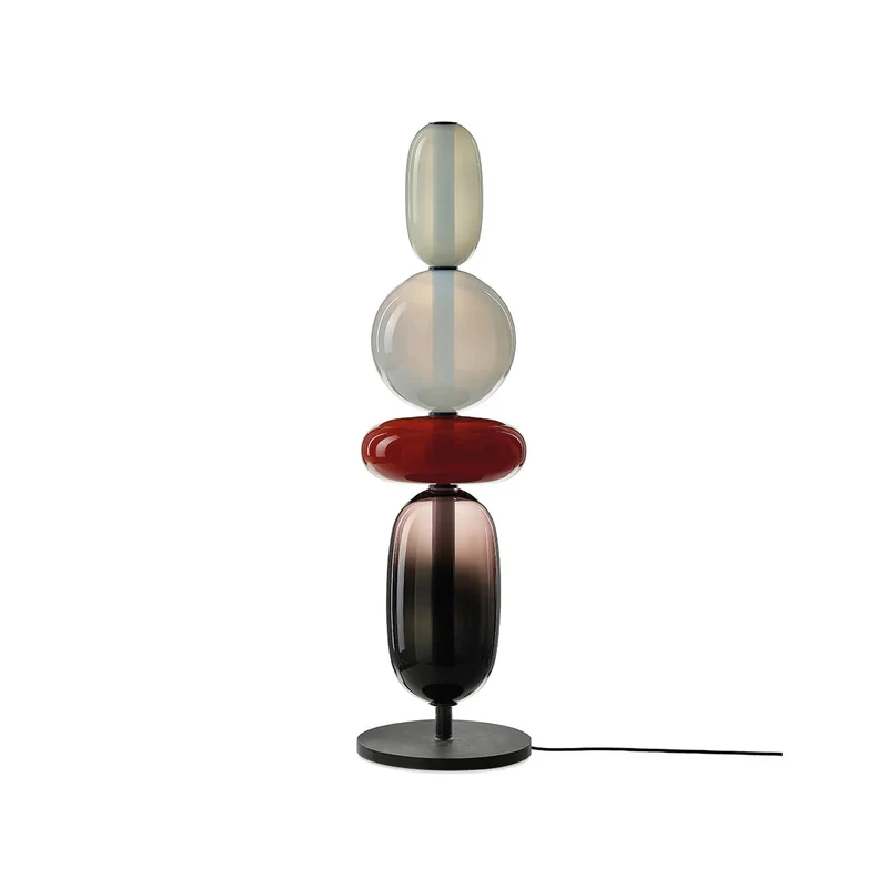 Design Tafellamp Gekleurd Glas Acrylic Dimbaar LED Afstandsbediening Decoratief Modern Sfeervol Interieur | Sansoti