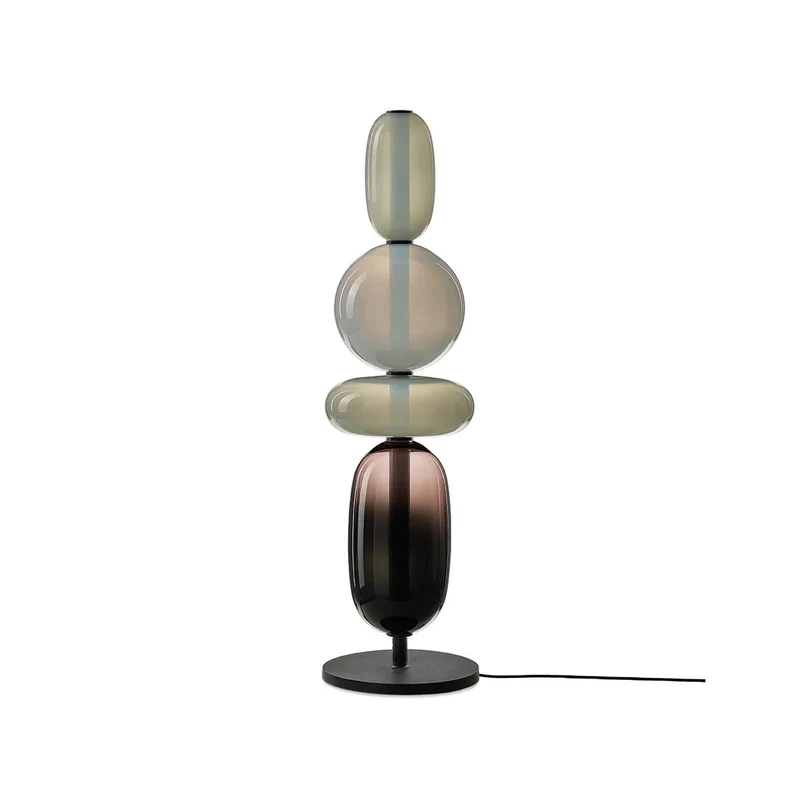Design Tafellamp Gekleurd Glas Acrylic Dimbaar LED Afstandsbediening Decoratief Modern Sfeervol Interieur | Sansoti