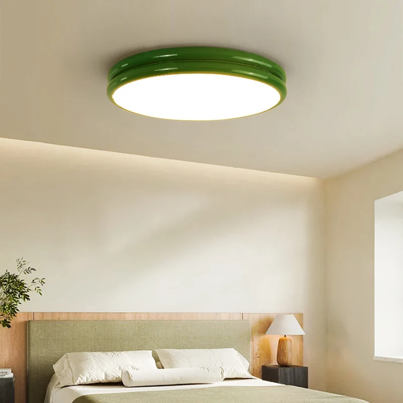 Moderne Plafondlamp Metaal Acryl Kleurrijke Dubbele Laag Dimbaar LED Verlichting Woonkamer Slaapkamer | Sansoti