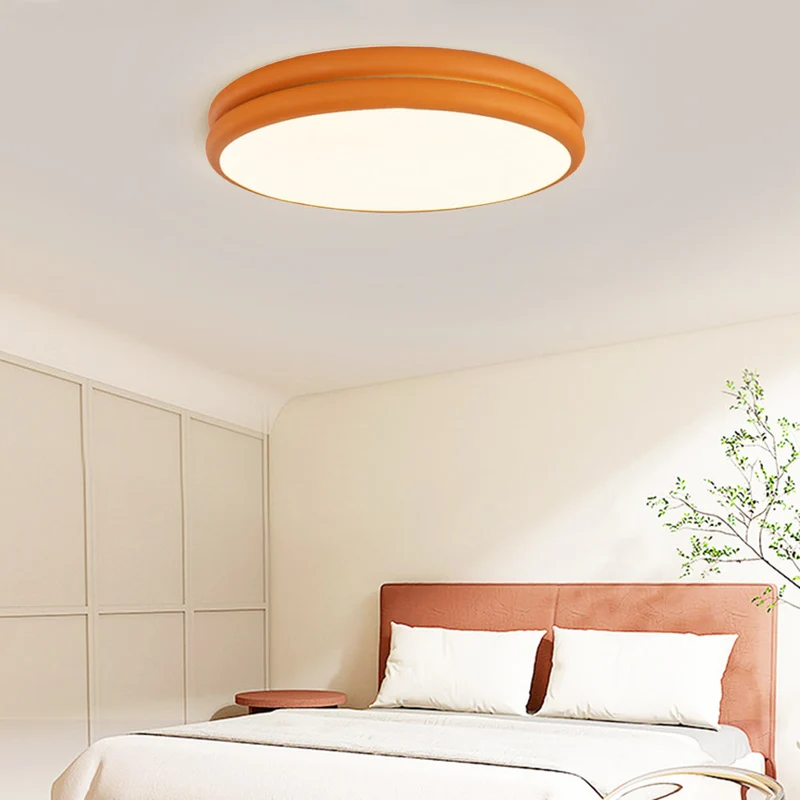 Moderne Plafondlamp Metaal Acryl Kleurrijke Dubbele Laag Dimbaar LED Verlichting Woonkamer Slaapkamer | Sansoti