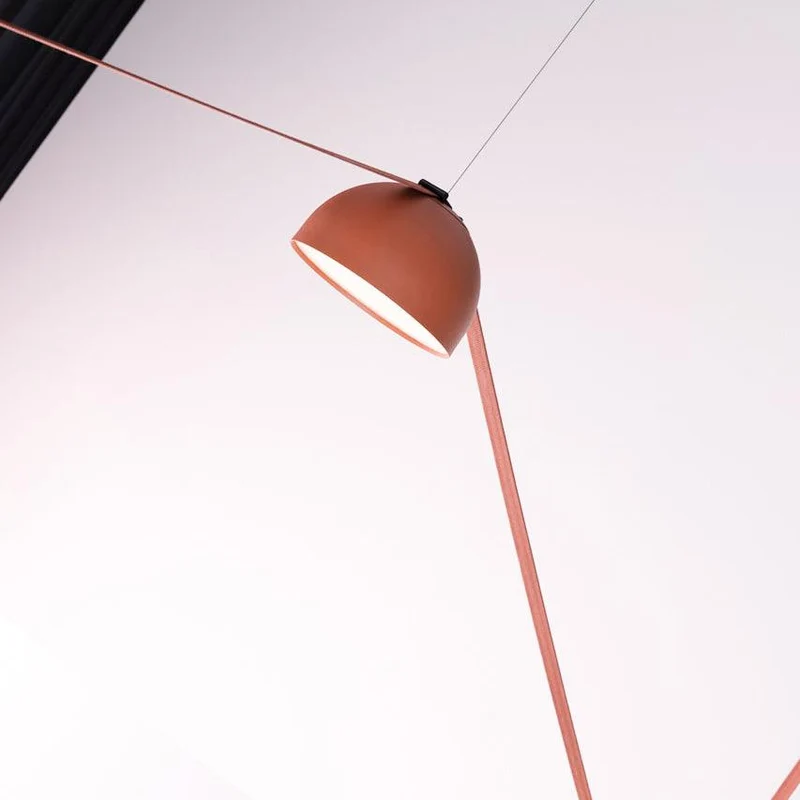 Hanglamp met Verstelbare Canvas Riemen en 360° Lichtverspreiding voor Sfeervolle Woonkamer en Eetkamer | Sansoti