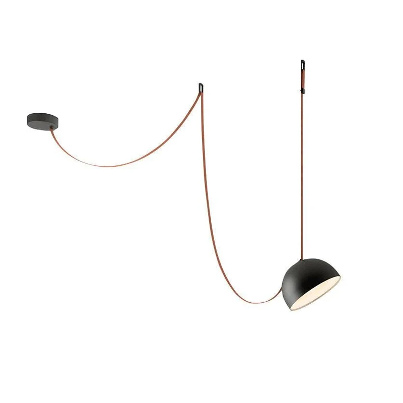 Hanglamp met Verstelbare Canvas Riemen en 360° Lichtverspreiding voor Sfeervolle Woonkamer en Eetkamer | Sansoti