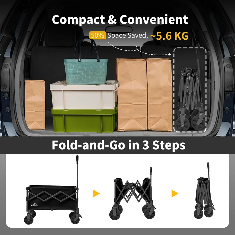 Lightweight Folding Camping Wagon