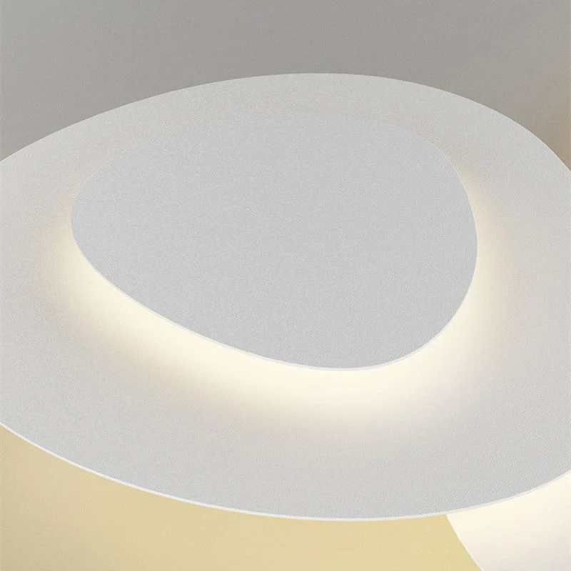 Moderne Plafondlamp Metaal Wit LED 50-110cm Dimbaar Slaapkamer Woonkamer Minimalistische Design Verlichting | Sansoti