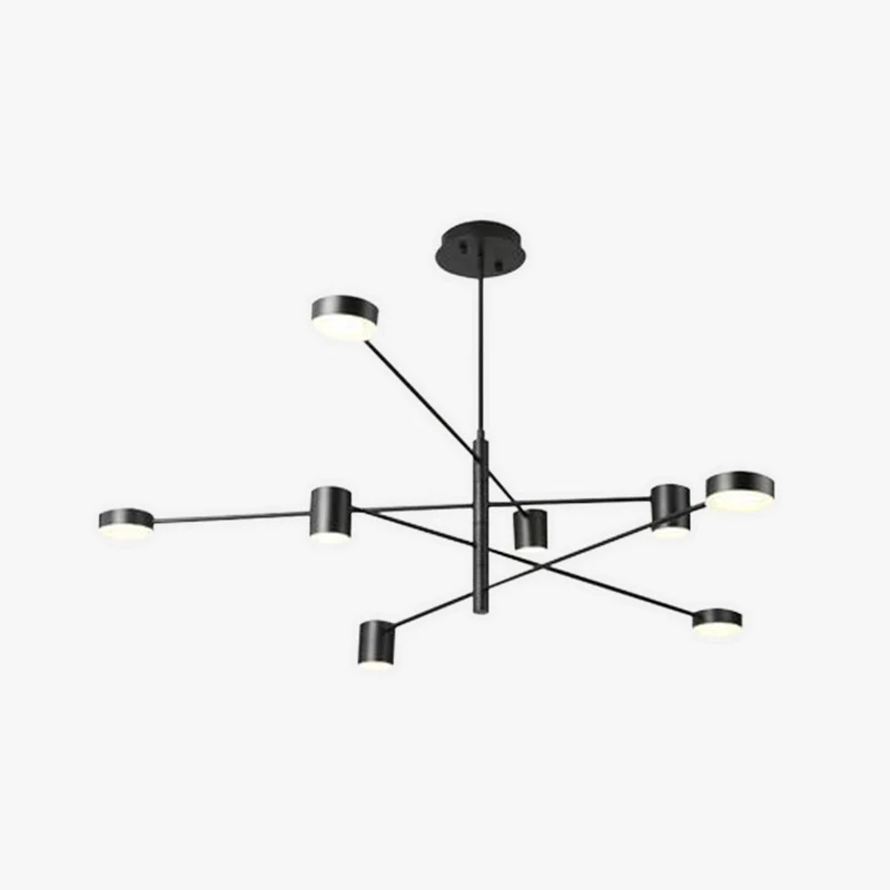 Industriële Hanglamp Takstructuur Metaal LED Verlichting Woonkamer Slaapkamer Eetkamer Modern Zwart Goud | Sansoti