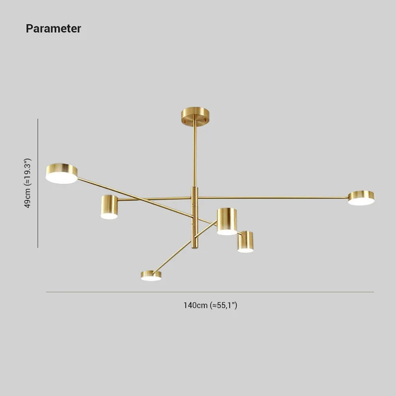 Industriële Hanglamp Takstructuur Metaal LED Verlichting Woonkamer Slaapkamer Eetkamer Modern Zwart Goud | Sansoti