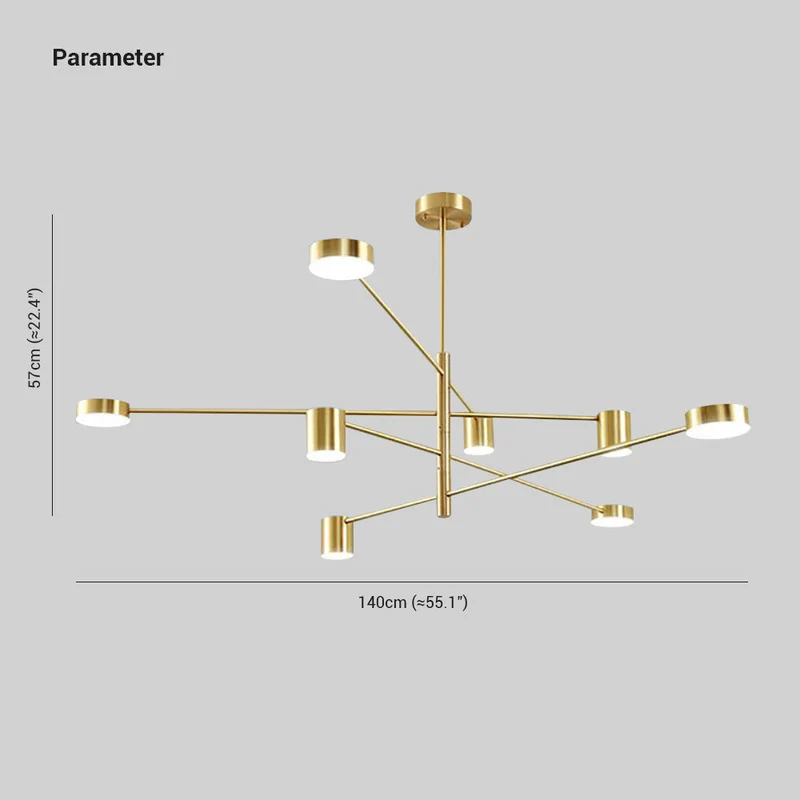 Industriële Hanglamp Takstructuur Metaal LED Verlichting Woonkamer Slaapkamer Eetkamer Modern Zwart Goud | Sansoti