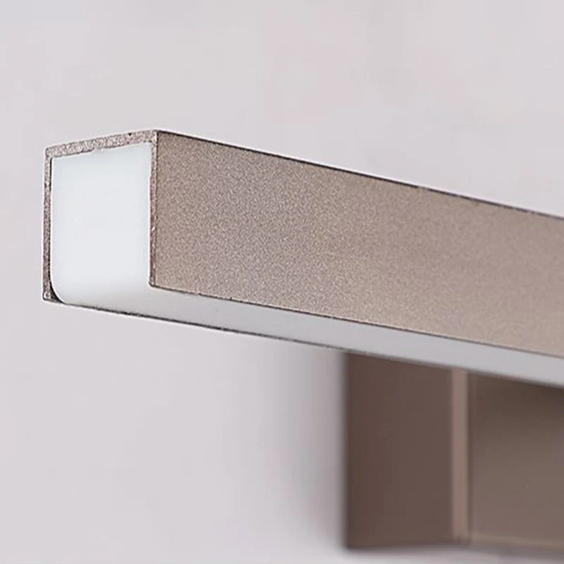Draaibare LED Wandlamp Metaal Zwart Wit Bruin Badkamerspiegel Slaapkamer Woonkamer Modern Design Leeslamp | Sansoti