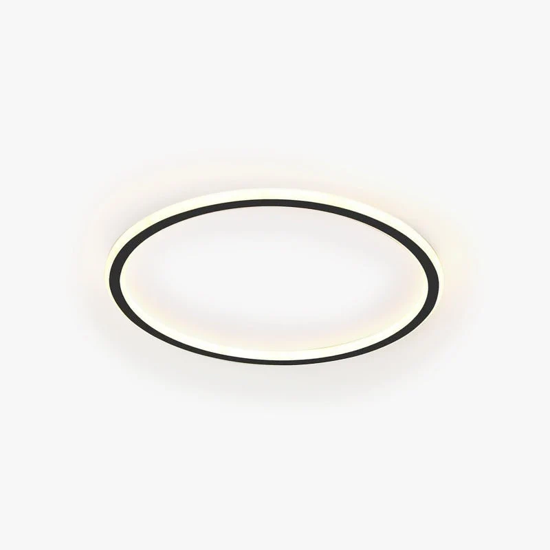 Moderne Plafondlamp LED Rond Wit of Zwart Metaal Acryl Dimbaar Plafondverlichting Slaapkamer Woonkamer | Sansoti