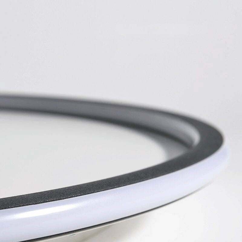 Moderne Plafondlamp LED Rond Wit of Zwart Metaal Acryl Dimbaar Plafondverlichting Slaapkamer Woonkamer | Sansoti