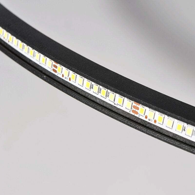 Moderne Plafondlamp LED Rond Wit of Zwart Metaal Acryl Dimbaar Plafondverlichting Slaapkamer Woonkamer | Sansoti