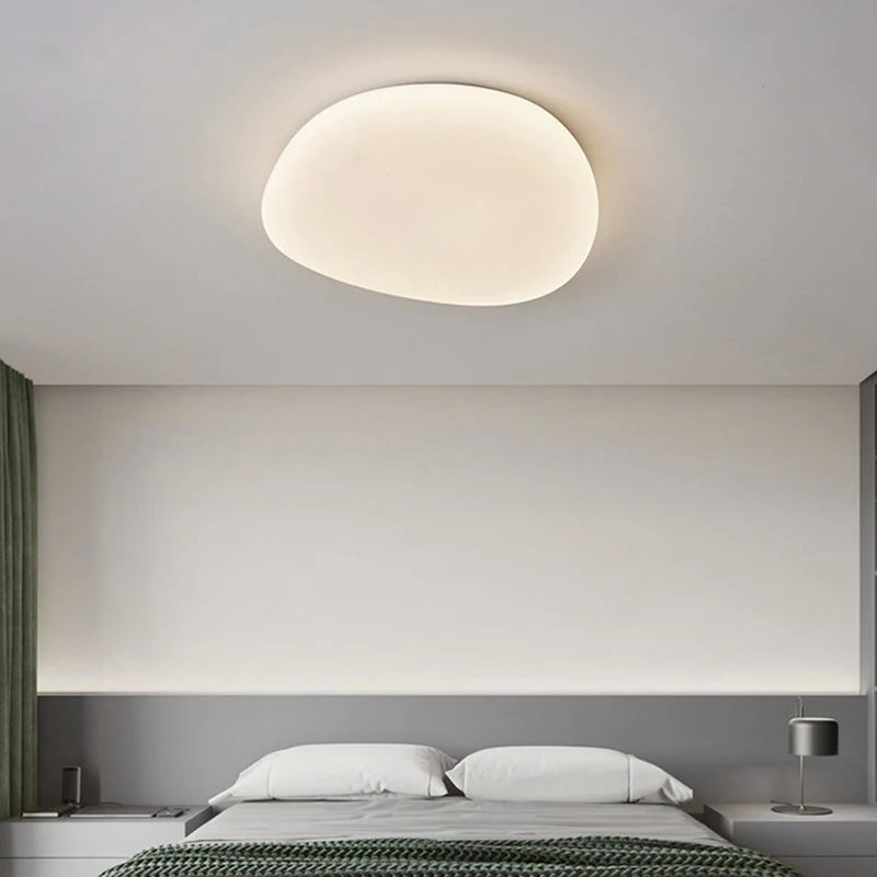 LED Plafondlamp Organische Kiezelstenen Vorm Metaal Wit Licht 3 Lichtmodi Woonkamer Slaapkamer Eetkamer | Sansoti