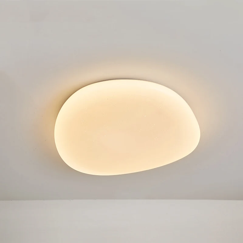 LED Plafondlamp Organische Kiezelstenen Vorm Metaal Wit Licht 3 Lichtmodi Woonkamer Slaapkamer Eetkamer | Sansoti