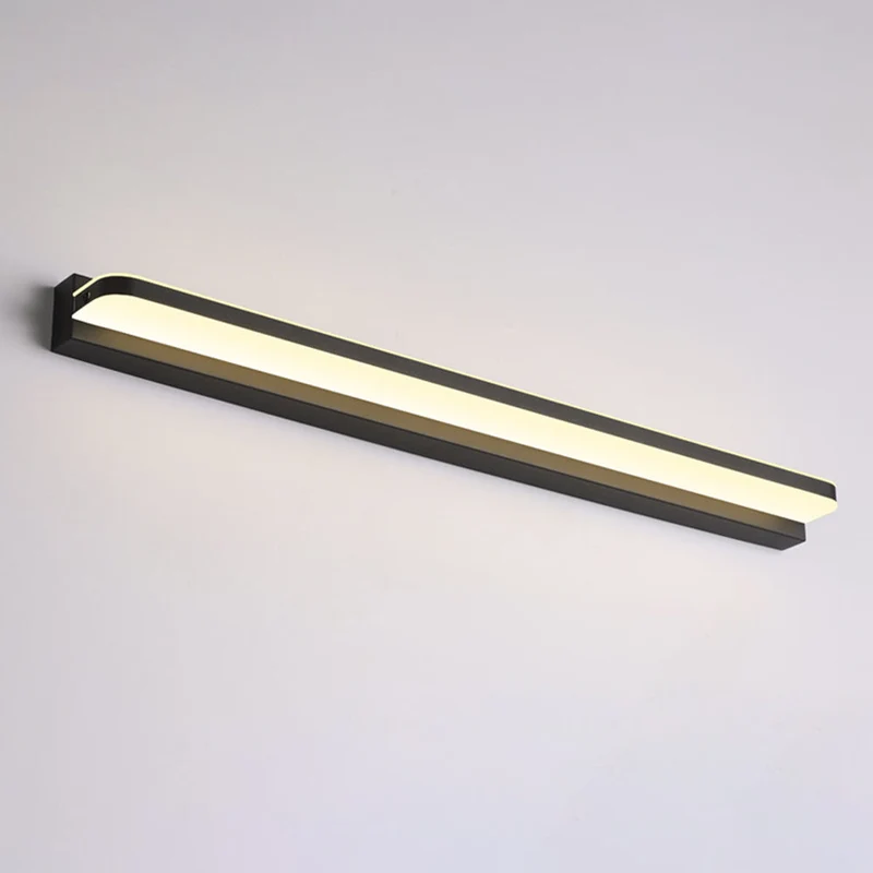 Rechthoekige LED Spiegellamp Wandverlichting Badkamer Slaapkamer RVS Modern Waterdicht Design Interieur | Sansoti