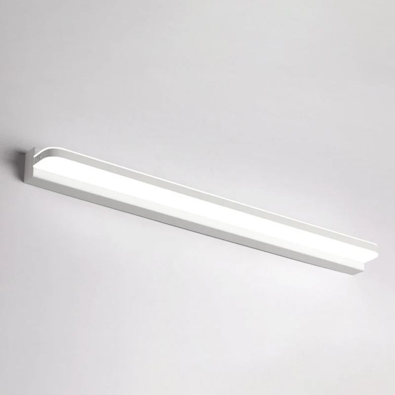 Rechthoekige LED Spiegellamp Wandverlichting Badkamer Slaapkamer RVS Modern Waterdicht Design Interieur | Sansoti