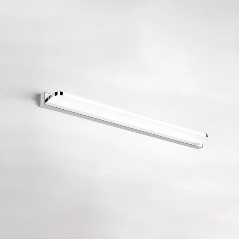 Rechthoekige LED Spiegellamp Wandverlichting Badkamer Slaapkamer RVS Modern Waterdicht Design Interieur | Sansoti