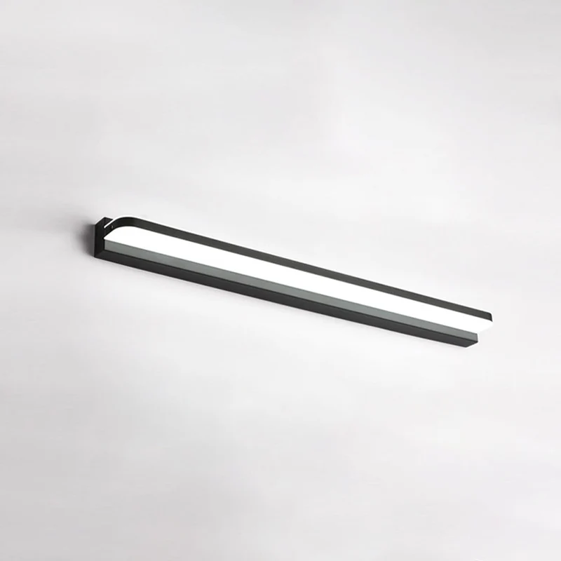 Rechthoekige LED Spiegellamp Wandverlichting Badkamer Slaapkamer RVS Modern Waterdicht Design Interieur | Sansoti
