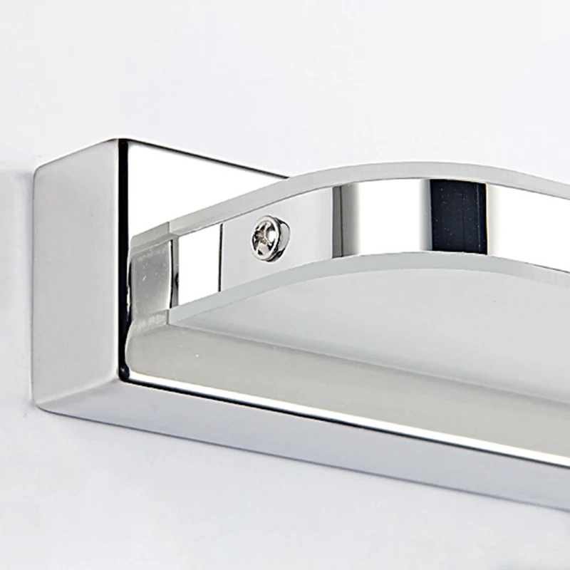 Rechthoekige LED Spiegellamp Wandverlichting Badkamer Slaapkamer RVS Modern Waterdicht Design Interieur | Sansoti