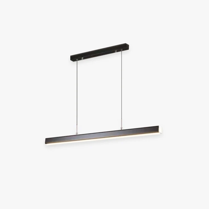 Hanglamp LED Lineair Metaal Zwart Bruin Dimbaar Modern Design Eettafel Keukeneiland Eethoek Verlichting | Sansoti