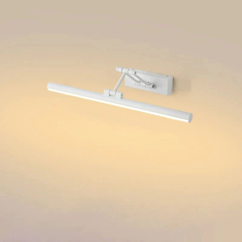 Lineaire LED Wandlamp Metaal Zwart Wit Spiegel Badkamer Slaapkamer Woonkamer Modern Scandinavisch Interieur | Sansoti