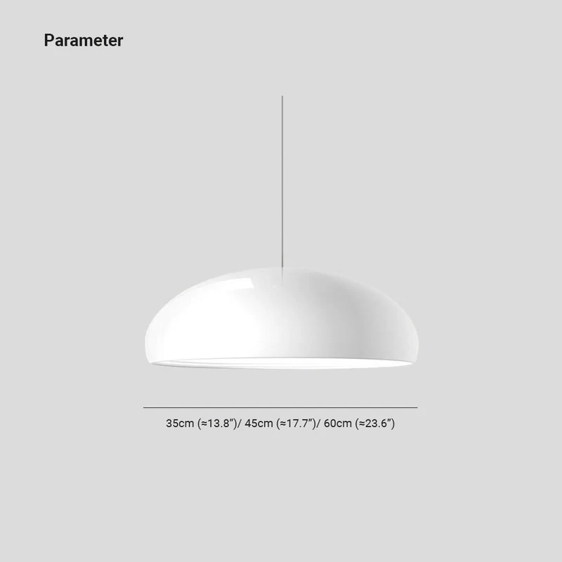 Hanglamp Metaal Acryl LED E27 Moderne Plafondverlichting Eetkamer Woonkamer Slaapkamer Scandinavisch 35-60cm | Sansoti