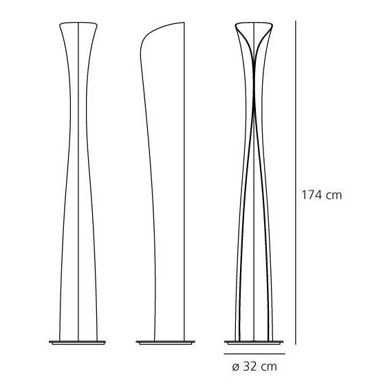 Artemide - Stehleuchte Cadmo Weiß/Weiß (Ausstellungsware)