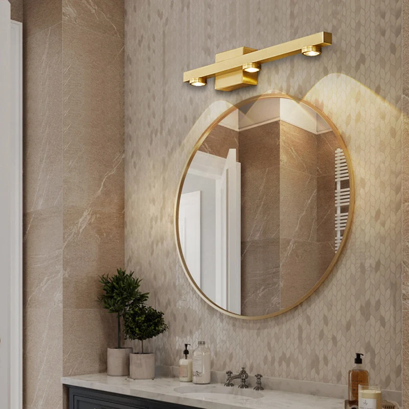 Lineaire LED Wandlamp Metaal Warm Wit Licht Badkamer Slaapkamer Spiegel Modern Interieur Wandverlichting | Sansoti