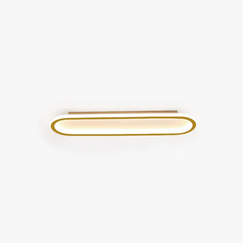 Rechthoekige LED Plafondlamp Inbouw 40-100cm Metaal Acryl Zwart Goud Roségoud Modern Design Hal Garderobe | Sansoti