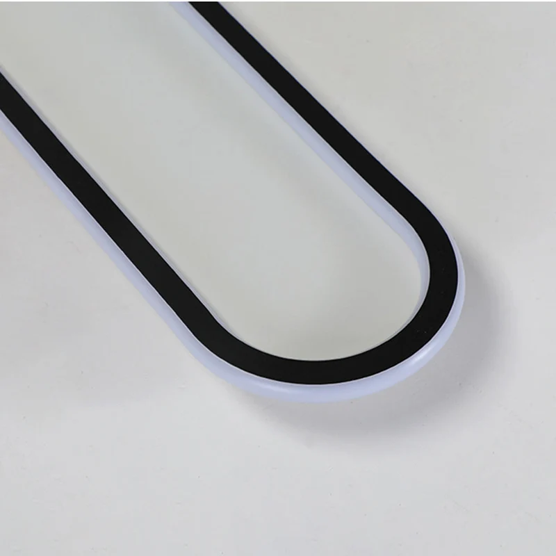 Rechthoekige LED Plafondlamp Inbouw 40-100cm Metaal Acryl Zwart Goud Roségoud Modern Design Hal Garderobe | Sansoti
