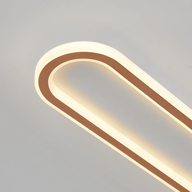 Rechthoekige LED Plafondlamp Inbouw 40-100cm Metaal Acryl Zwart Goud Roségoud Modern Design Hal Garderobe | Sansoti