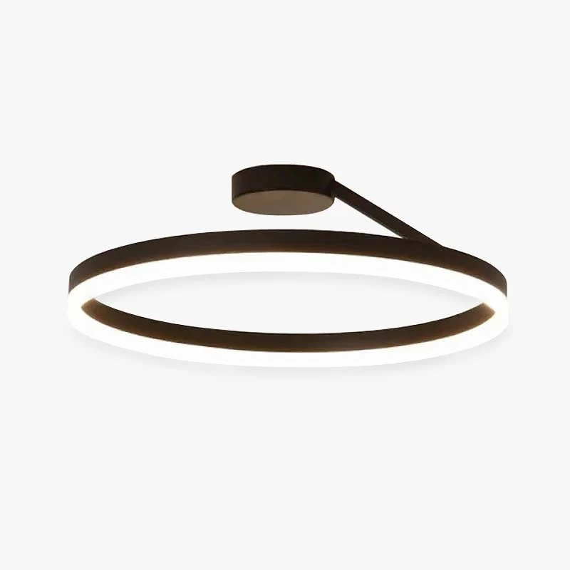 Minimalistische LED Plafondlamp Rond Design Dimbaar met Afstandsbediening Energiezuinig voor Moderne Interieur | Sansoti