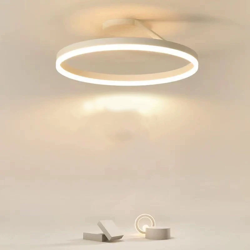 Minimalistische LED Plafondlamp Rond Design Dimbaar met Afstandsbediening Energiezuinig voor Moderne Interieur | Sansoti