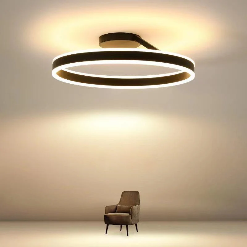 Minimalistische LED Plafondlamp Rond Design Dimbaar met Afstandsbediening Energiezuinig voor Moderne Interieur | Sansoti