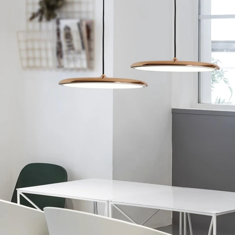 Hanglamp Metaal Acryl Dimbaar voor Keukeneiland Eettafel Woonkamer Pastelkleuren Minimalistisch Design | Sansoti