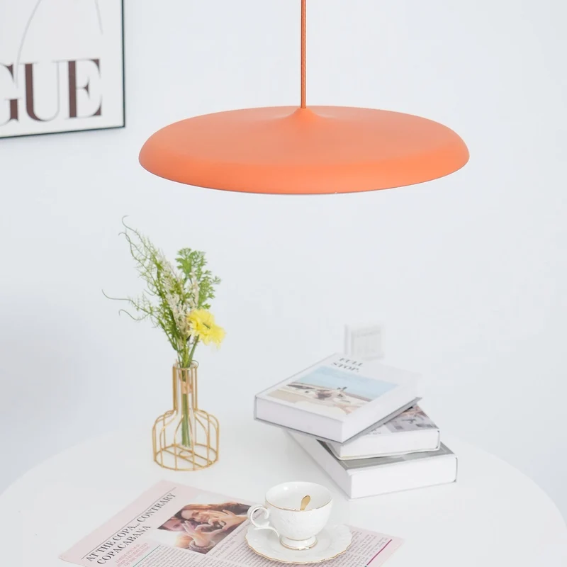 Hanglamp Metaal Acryl Dimbaar voor Keukeneiland Eettafel Woonkamer Pastelkleuren Minimalistisch Design | Sansoti