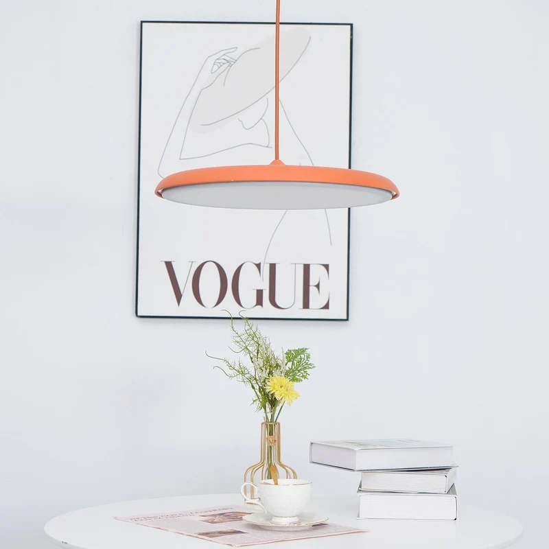 Hanglamp Metaal Acryl Dimbaar voor Keukeneiland Eettafel Woonkamer Pastelkleuren Minimalistisch Design | Sansoti