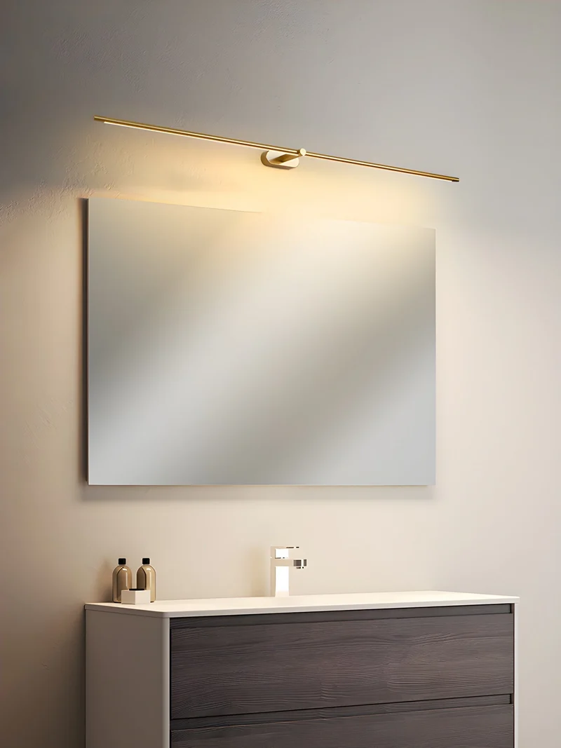 Oplaadbare LED Wandlamp Linear Design Zwart Goud Touch Dimbaar Snoerloos 68-128cm Modern Sfeerlicht Binnen | Sansoti