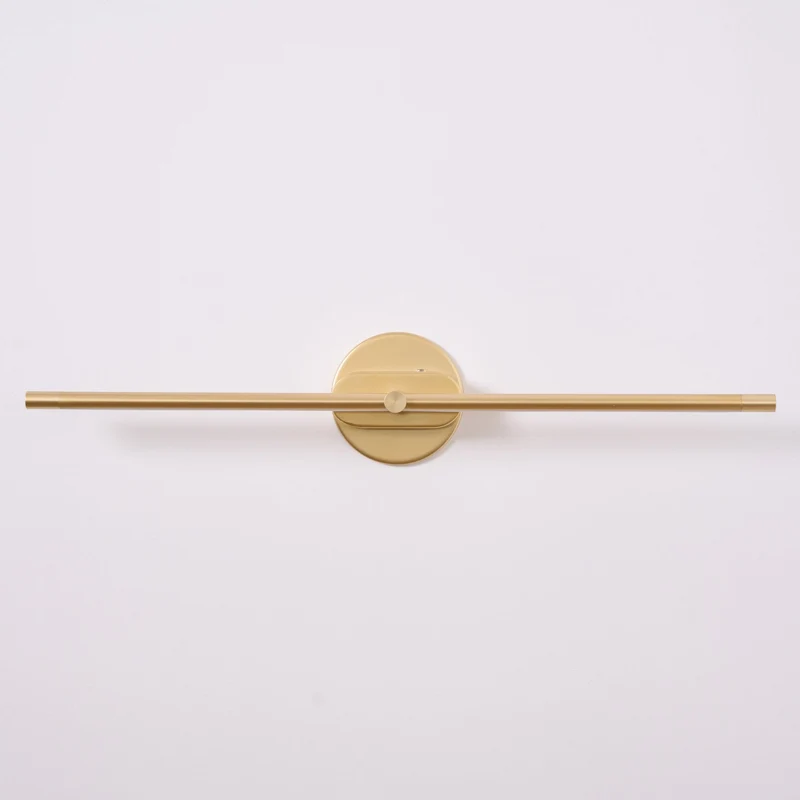 Oplaadbare LED Wandlamp Linear Design Zwart Goud Touch Dimbaar Snoerloos 68-128cm Modern Sfeerlicht Binnen | Sansoti