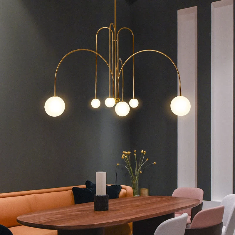 Glazen Hanglamp Metaal Verstelbare Kabel Woonkamer Slaapkamer Vintage G9 Fitting Binnenshuis Verlichting | Sansoti